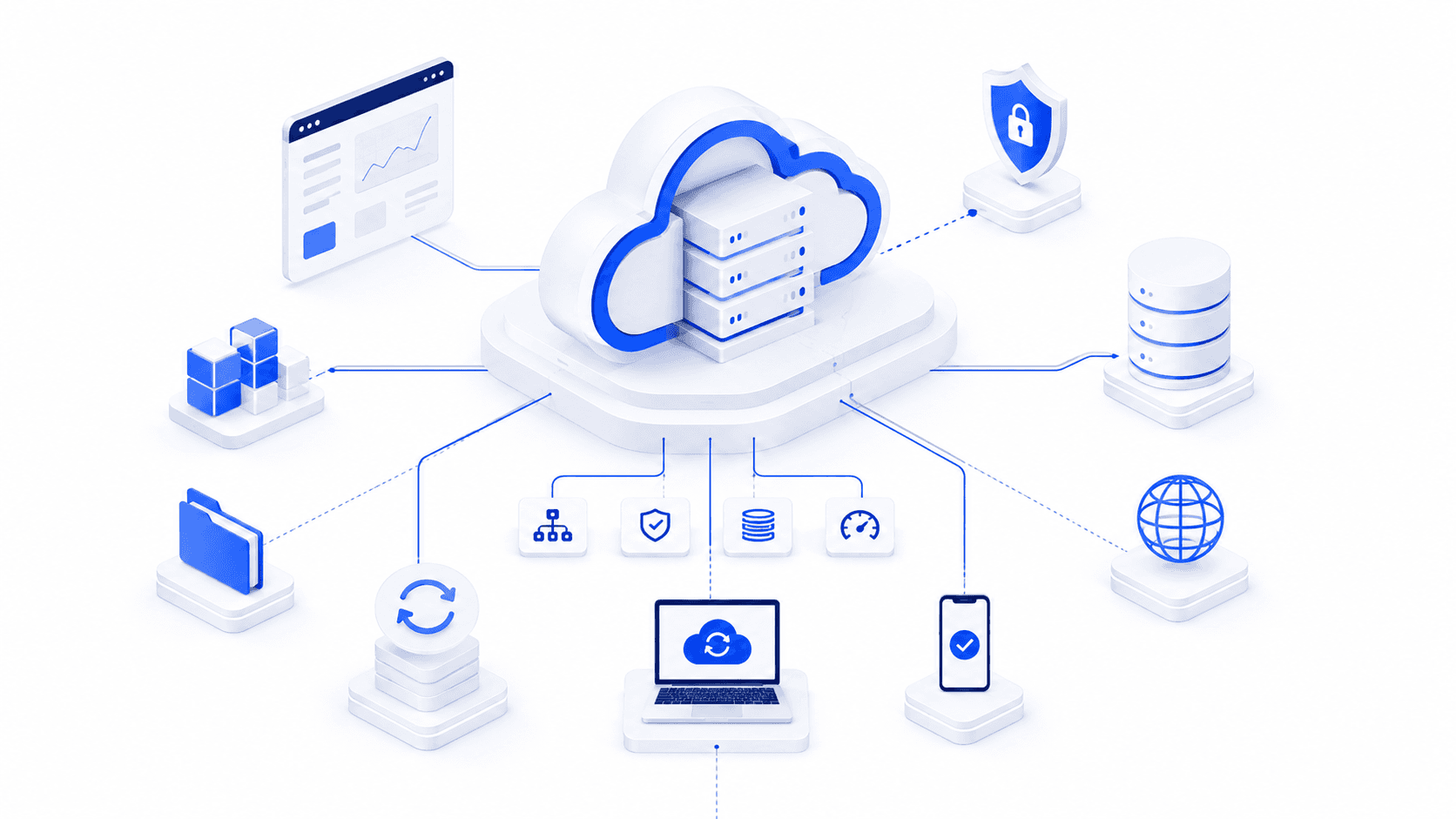 Cloud Solutions illustration