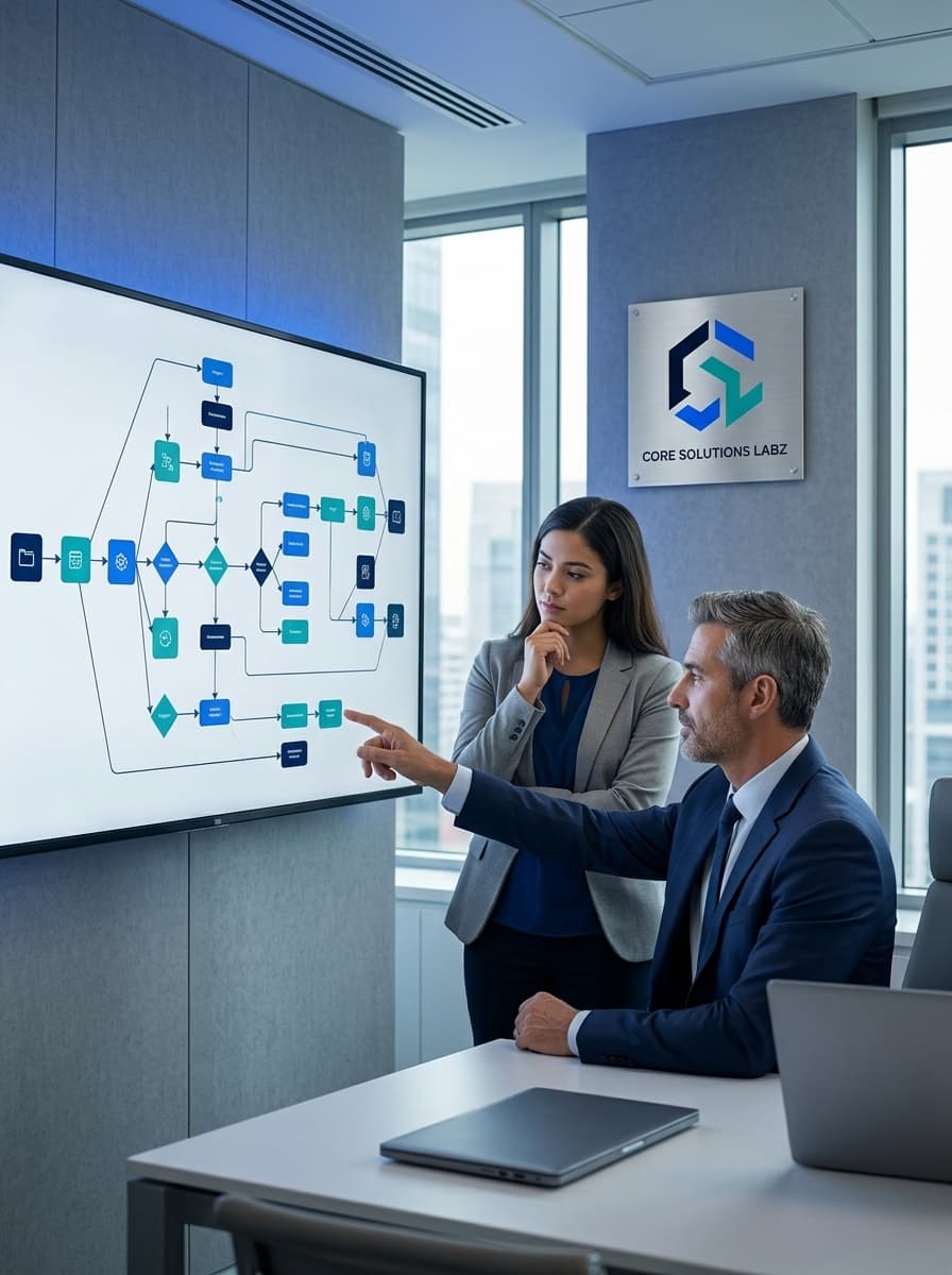 Business Automation — CoreSolutionLabz team at work
